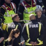 London fire: Theresa May meets victims after criticism